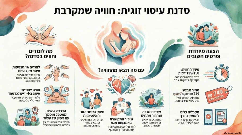סדנת עיסוי זוגית בתל אביב