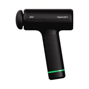 אקדח עיסוי Hypervolt 3 שחור עם ראש כדורי מחובר