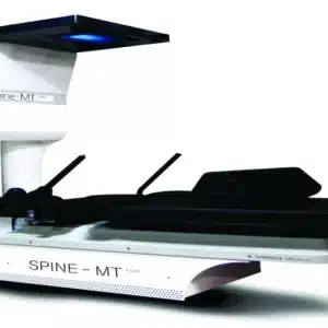 מערכת דיקומפרסיה ממוחשבת Spine-MT: מיטת טיפול עם עמוד בקרה